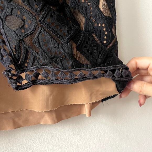For Love And Lemons x Raye Black Lace Mini Skirt - Small - Picture 10 of 10